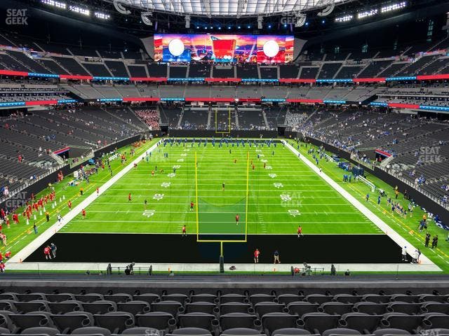 Allegiant Stadium - Section 201 Seat View