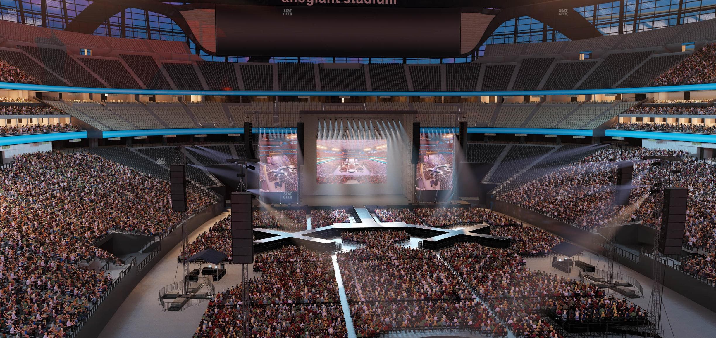 Allegiant Stadium - Section 202 Seat View