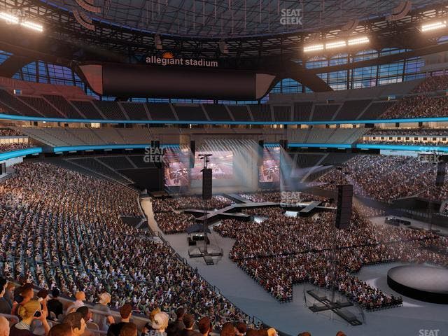 Allegiant Stadium - Section 205 Seat View