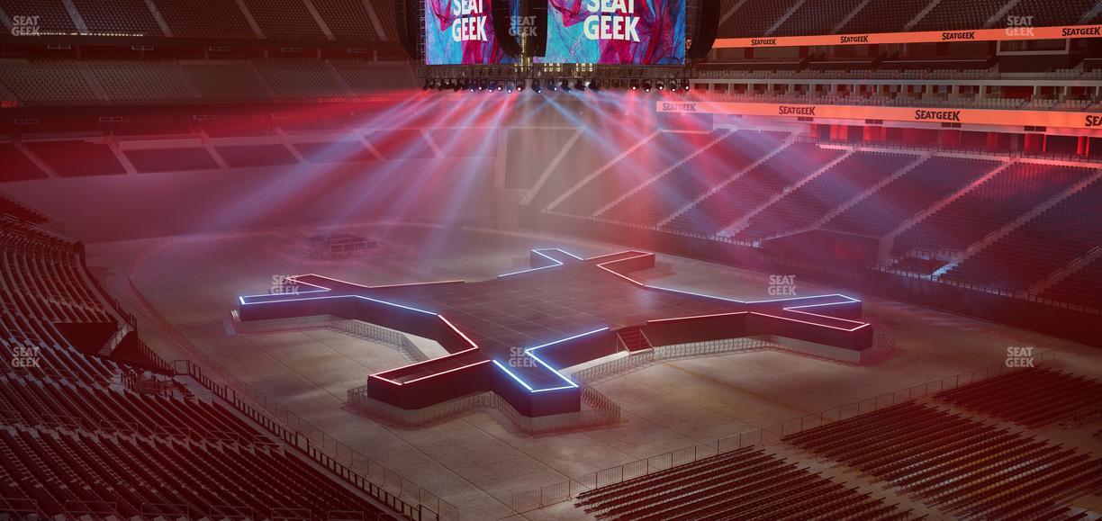 Allegiant Stadium - Section 206 Seat View