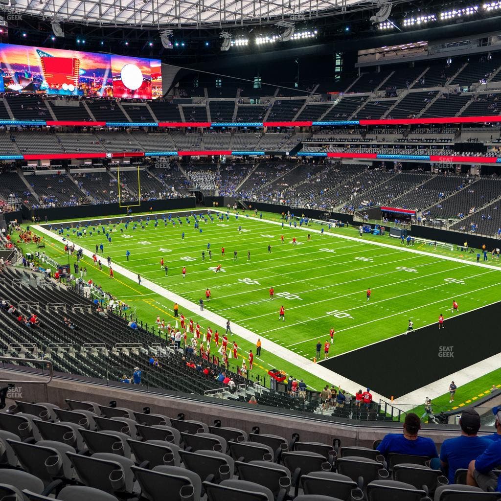 Allegiant Stadium - Section 206 Seat View