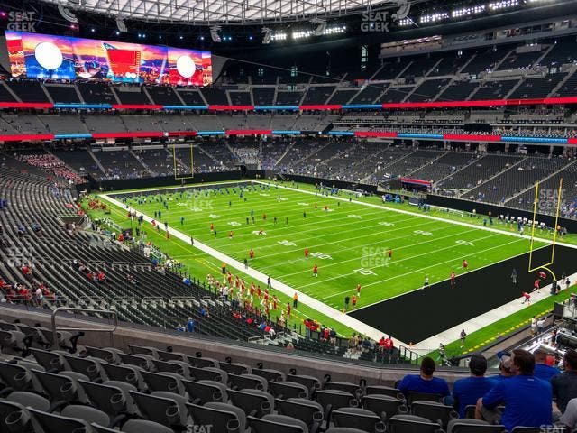 Allegiant Stadium - Section 206 Seat View
