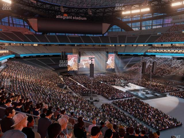 Allegiant Stadium - Section 206 Seat View