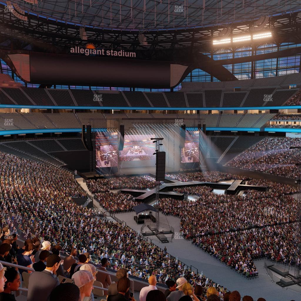 Allegiant Stadium - Section 206 Seat View
