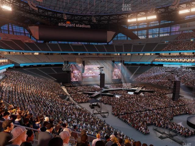Allegiant Stadium - Section 206 Seat View