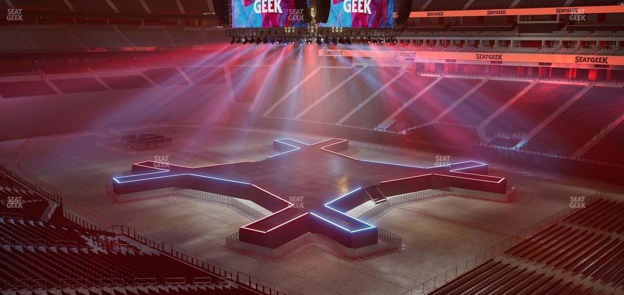 Allegiant Stadium - Section 208 Seat View