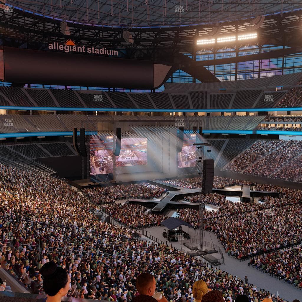 Allegiant Stadium - Section 208 Seat View