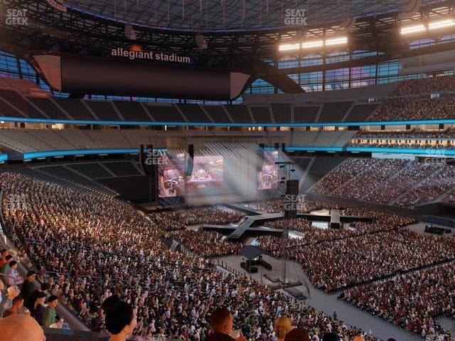 Allegiant Stadium - Section 208 Seat View