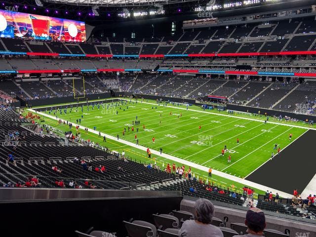 Allegiant Stadium - Section 208 Seat View