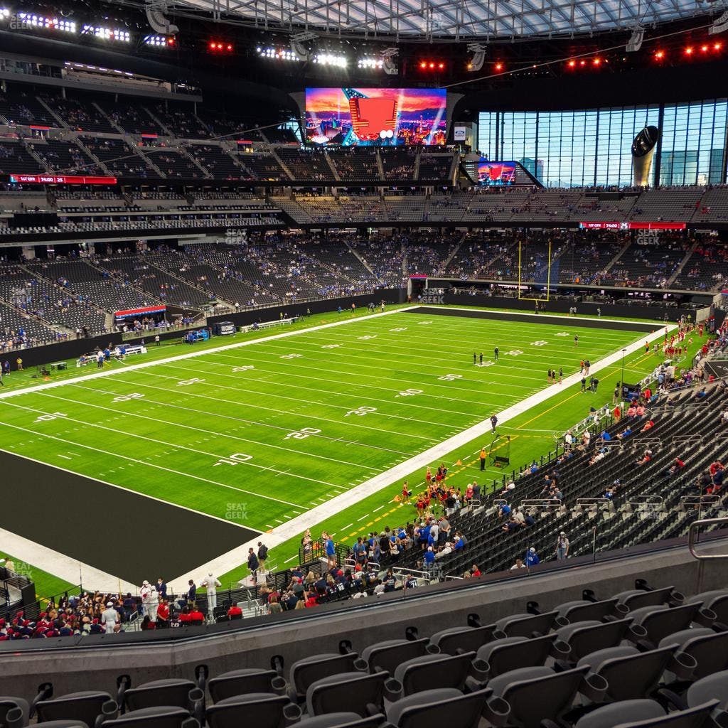 Allegiant Stadium - Section 220 Seat View