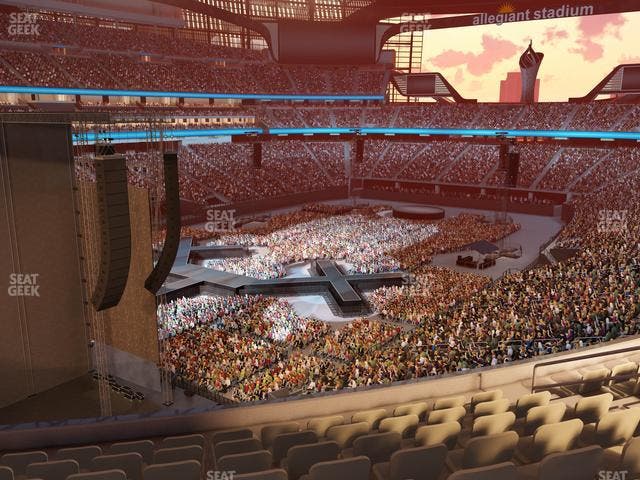 Allegiant Stadium - Section 220 Seat View