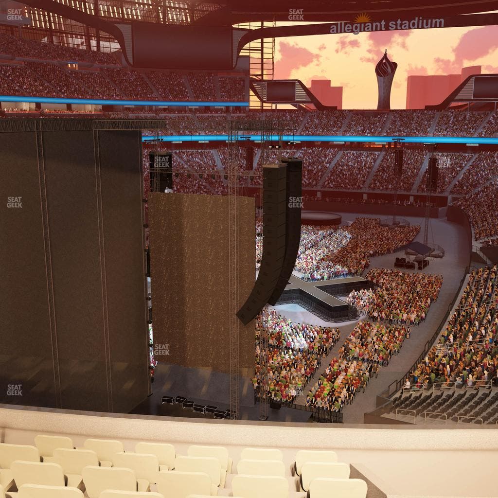 Allegiant Stadium - Section 222 Seat View