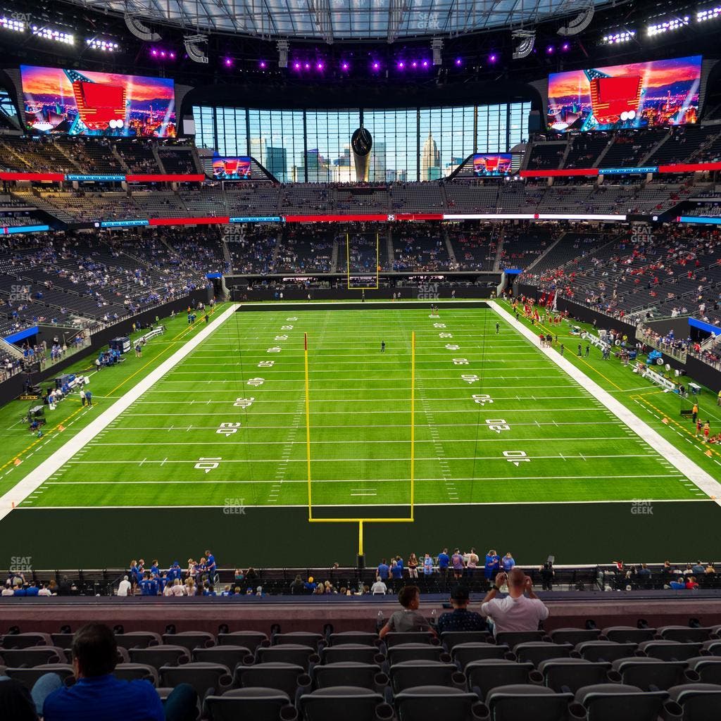 Allegiant Stadium - Section 225 Seat View