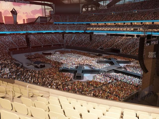 Allegiant Stadium - Section 231 Seat View