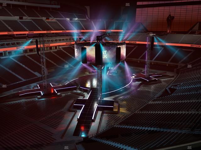 Allegiant Stadium - Section 319 Seat View