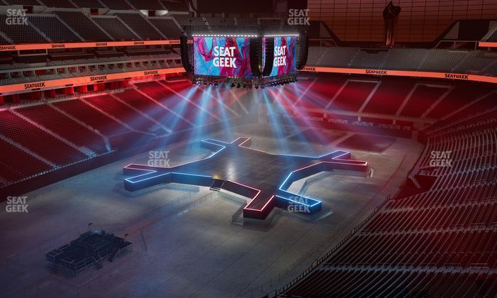 Allegiant Stadium - Section 320 Seat View