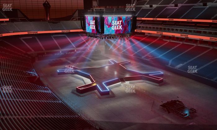 Allegiant Stadium - Section 330 Seat View