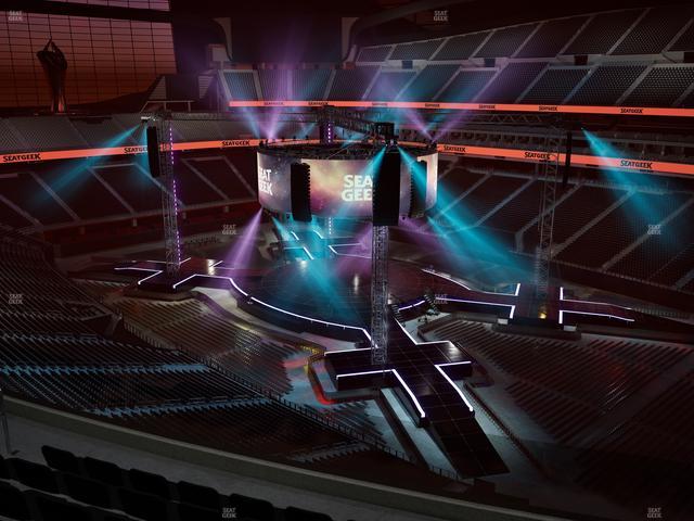 Allegiant Stadium - Section 332 Seat View