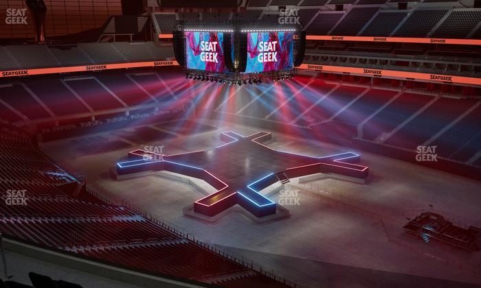 Allegiant Stadium - Section 332 Seat View