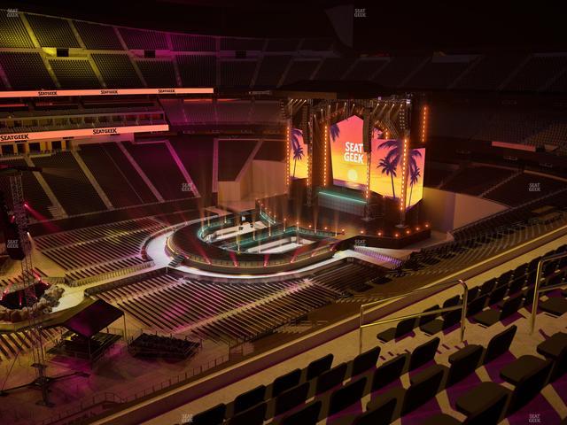Allegiant Stadium - Section 340 Seat View