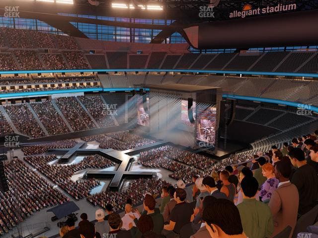 Allegiant Stadium - Section 340 Seat View