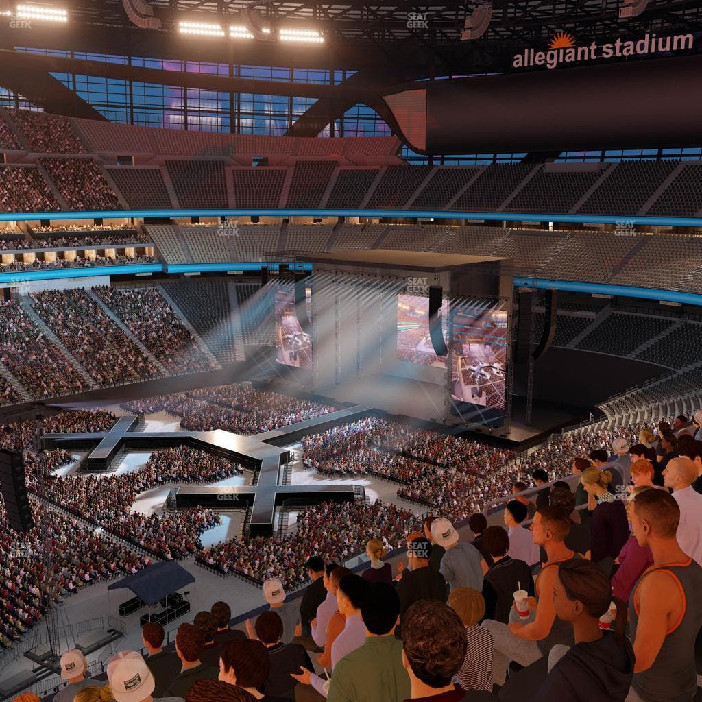 Allegiant Stadium - Section 341 Seat View