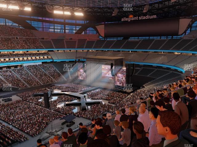 Allegiant Stadium - Section 342 Seat View