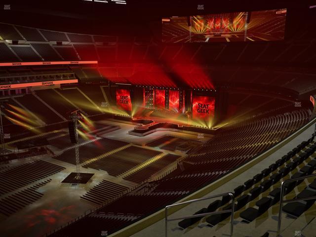 Allegiant Stadium - Section 343 Seat View