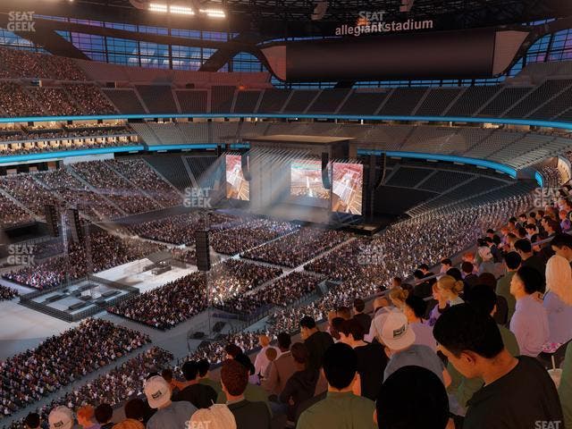 Allegiant Stadium - Section 343 Seat View