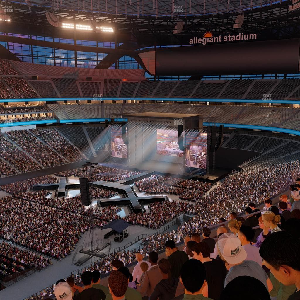 Allegiant Stadium - Section 343 Seat View