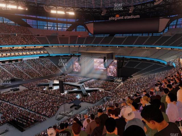 Allegiant Stadium - Section 343 Seat View