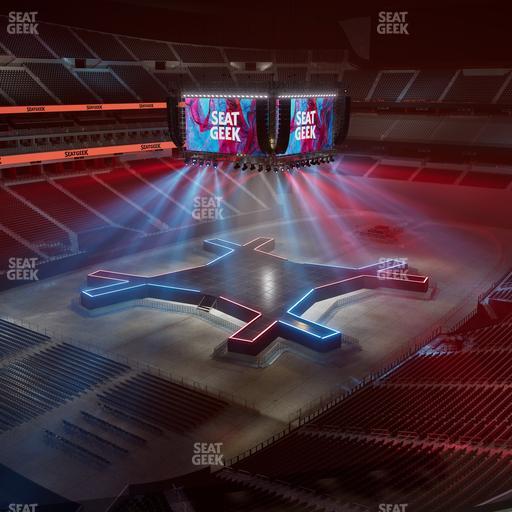 Allegiant Stadium - Section 345 Seat View