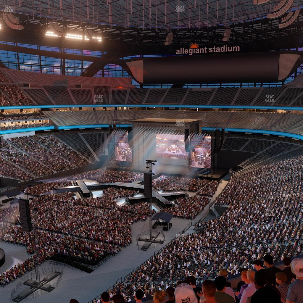 Allegiant Stadium - Section 345 Seat View
