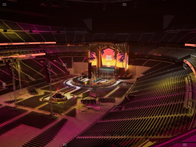 Allegiant Stadium - Section 345 Seat View
