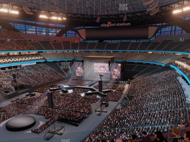 Allegiant Stadium - Section 346 Seat View