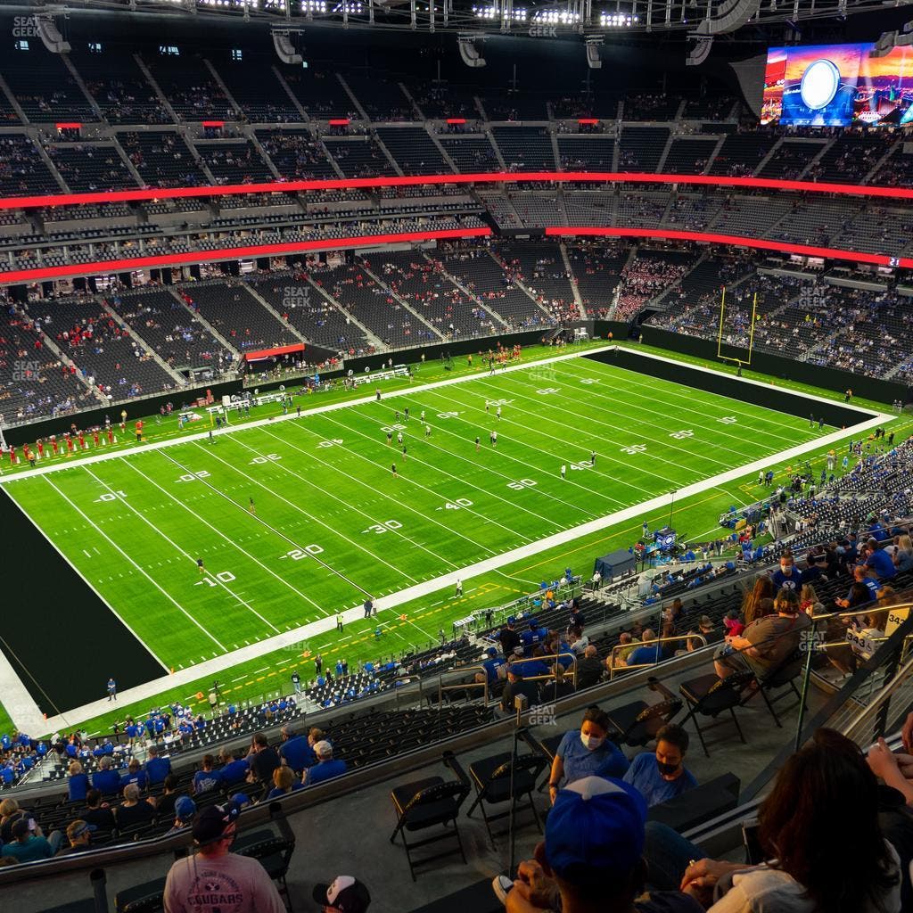 Allegiant Stadium - Section 443 Seat View
