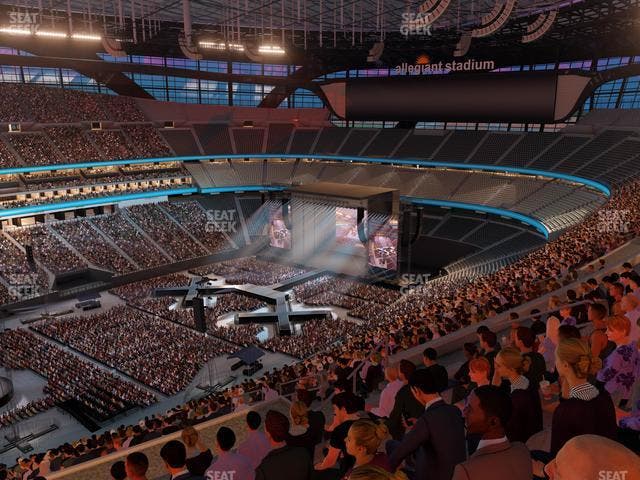 Allegiant Stadium - Section 443 Seat View