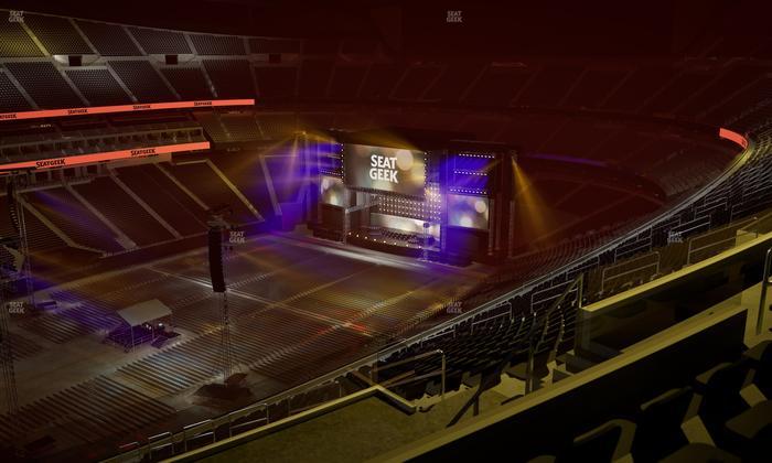 Allegiant Stadium - Section 443 Seat View