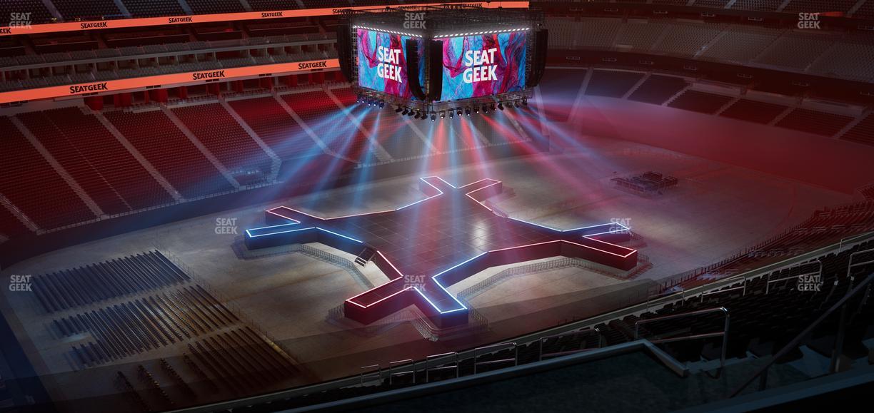 Allegiant Stadium - Section 443 Seat View