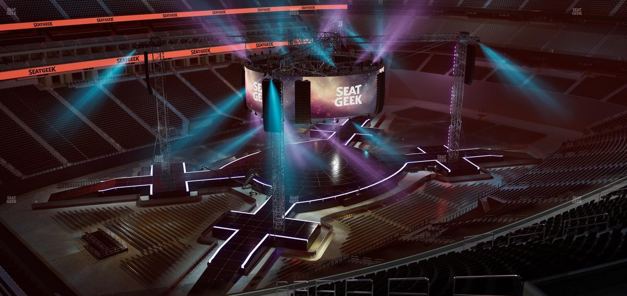 Allegiant Stadium - Section 444 Seat View