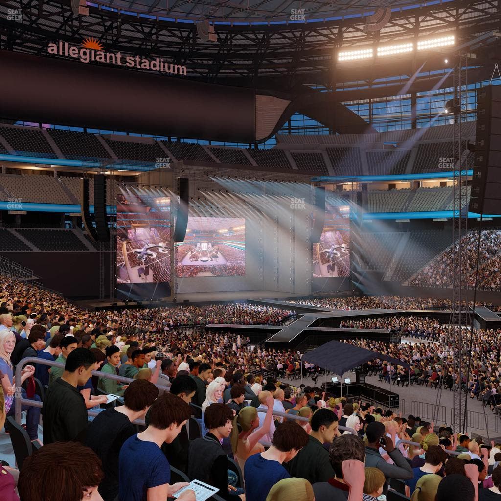 Allegiant Stadium - Section Club 109 Seat View