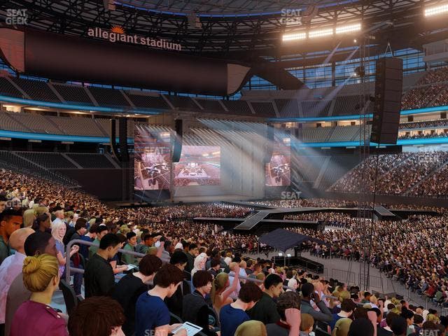 Allegiant Stadium - Section Club 109 Seat View