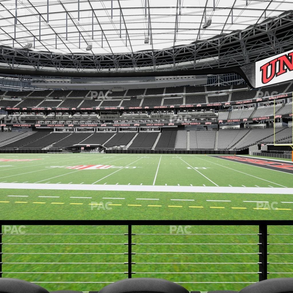 Allegiant Stadium - Section Club 109 Seat View