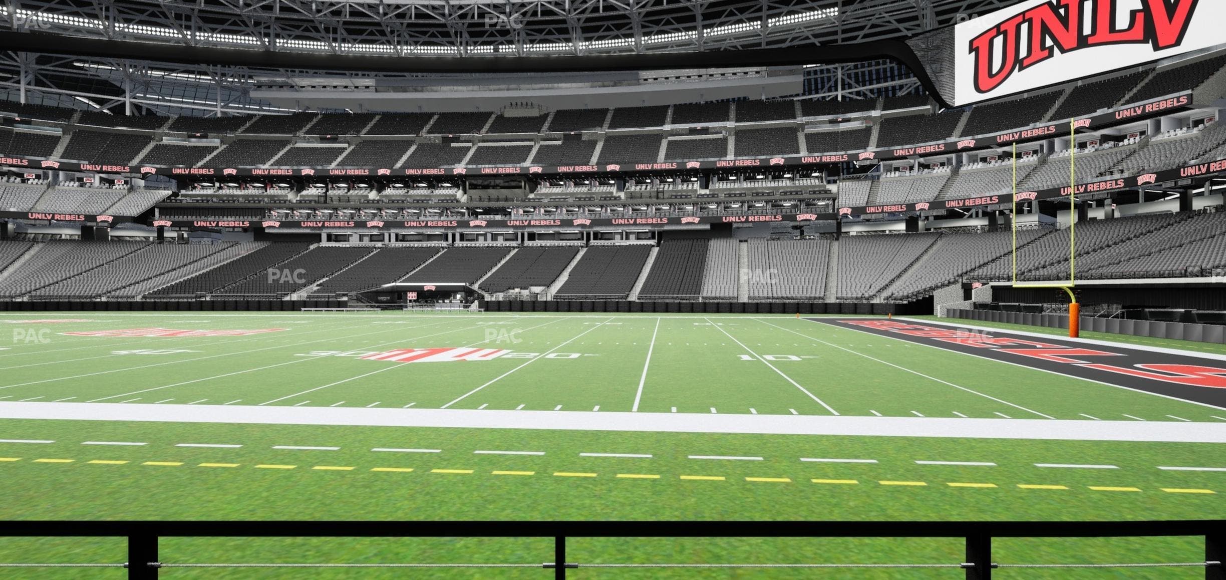 Allegiant Stadium - Section Club 109 Seat View