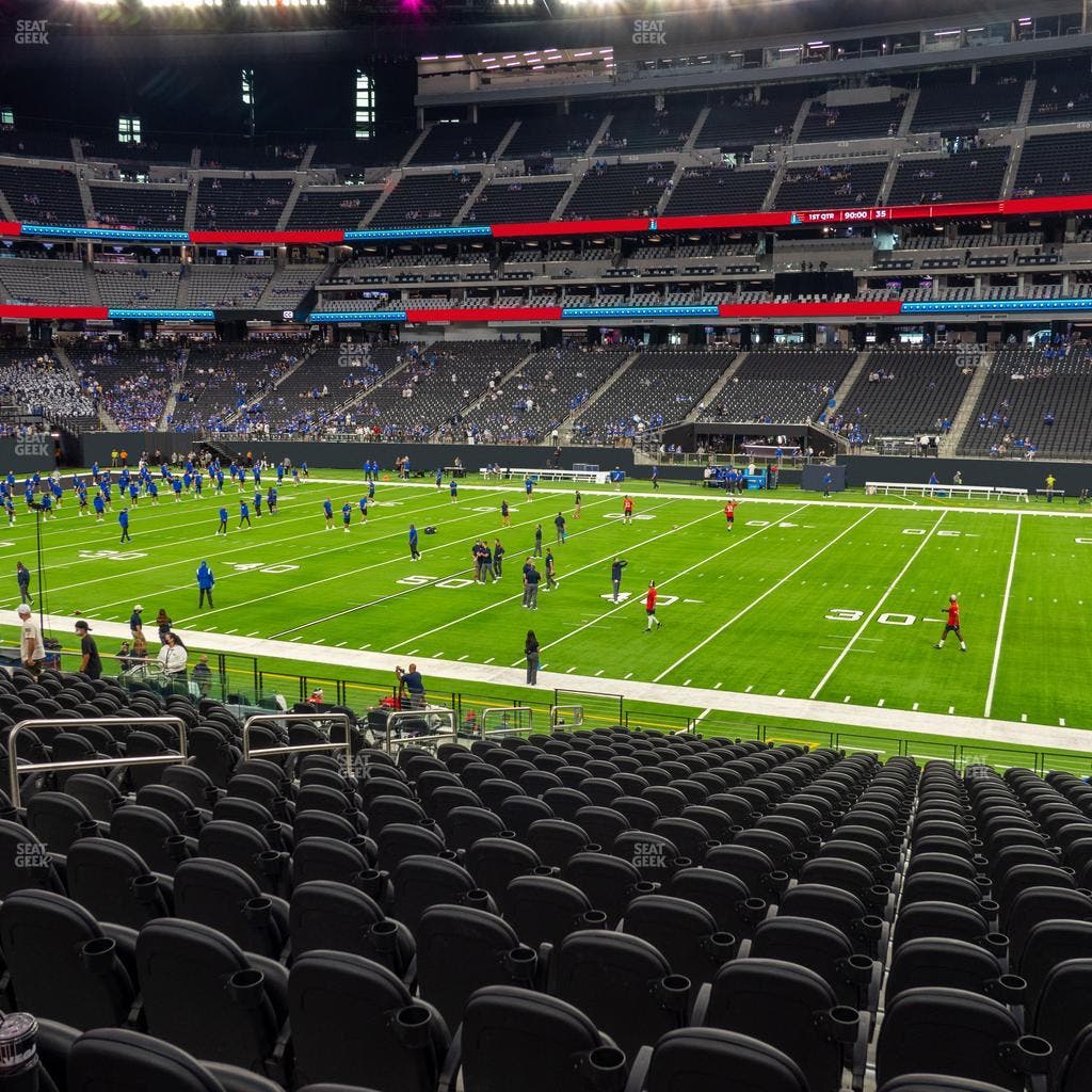 Allegiant Stadium - Section Club 110 Seat View
