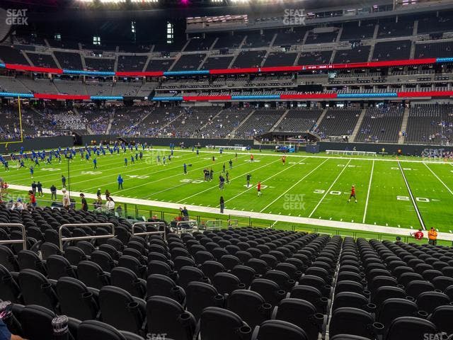 Allegiant Stadium - Section Club 110 Seat View