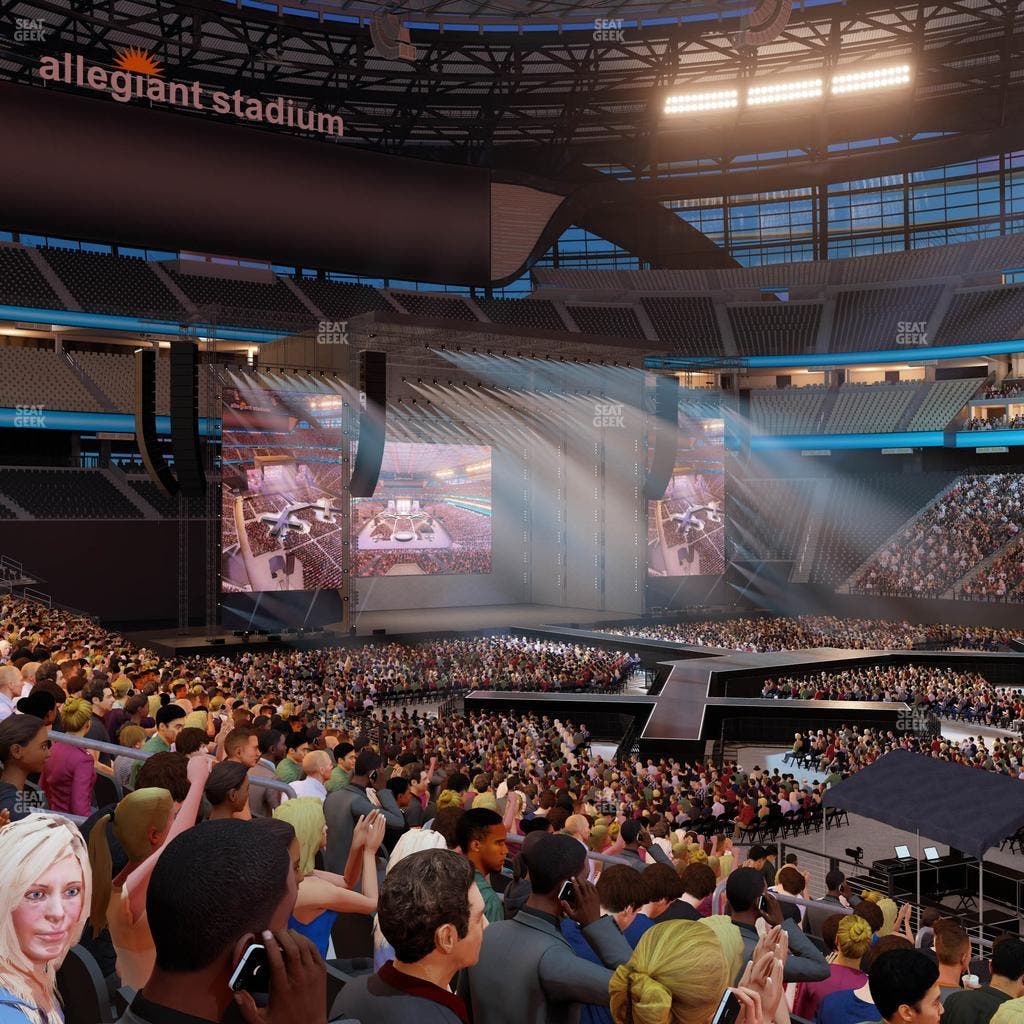 Allegiant Stadium - Section Club 110 Seat View