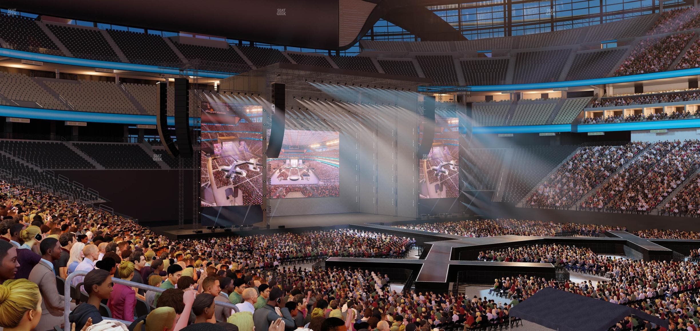 Allegiant Stadium - Section Club 110 Seat View