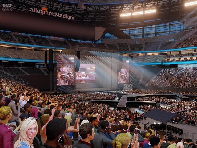 Allegiant Stadium - Section Club 110 Seat View