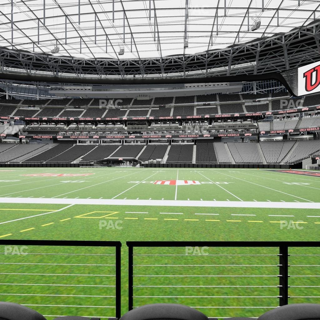 Allegiant Stadium - Section Club 110 Seat View